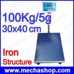 เครื่องชั่งตั้งพื้นดิจิตอล MACATA TZ Series platform weighing scale 100kg/5g โครงสร้างเหล็ก ฐาน 30*40cm รุ่น TZ-100,มี RS232 เชื่อมต่อคอมพิวเตอร์ได้ (จีน)