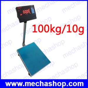 เครื่องชั่งดิจิตอลตั้งพื้น 100 กิโลกรัม ค่าละเอียด 10 กรัม แท่นชั่งเป็นเหล็กพร้อมฝาครอบสแตนเลส ขนาด 40x50 ยี่ห้อ TIGER รุ่น TI01-4050-100 (ไต้หวัน)