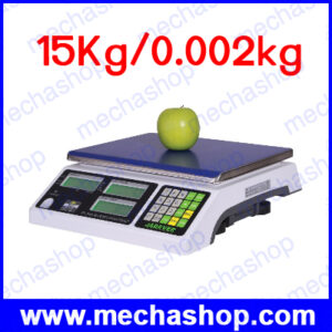 เครื่องชั่งดิจิตอล เครื่องชั่งคำนวณราคา 15kg ความละเอียด 0.002kg หน้าจอแสดงผล LCD สีดำ ถาดชั่งเป็นสแตนเลส ขนาด 228 x 294 mm ยี่ห้อ JADEVER รุ่น JPL-15K (ผ่านการตรวจรับรอง)
